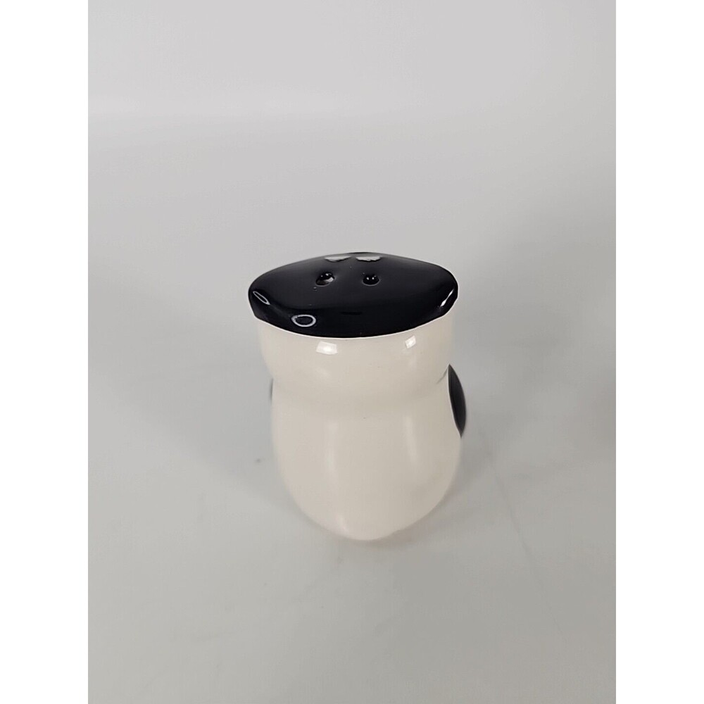 Owl Salt And Pepper Shakers Halloween Black & White Skeleton Vampire Table Decor - Picture 5 of 13